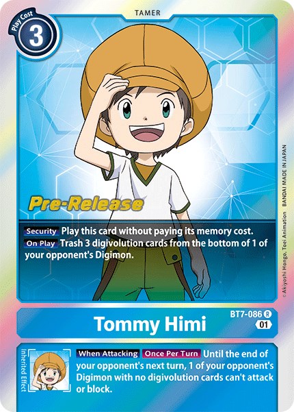 Image of Tommy Himi [BT7-086] [Next Adventure Pre-Release Cards]