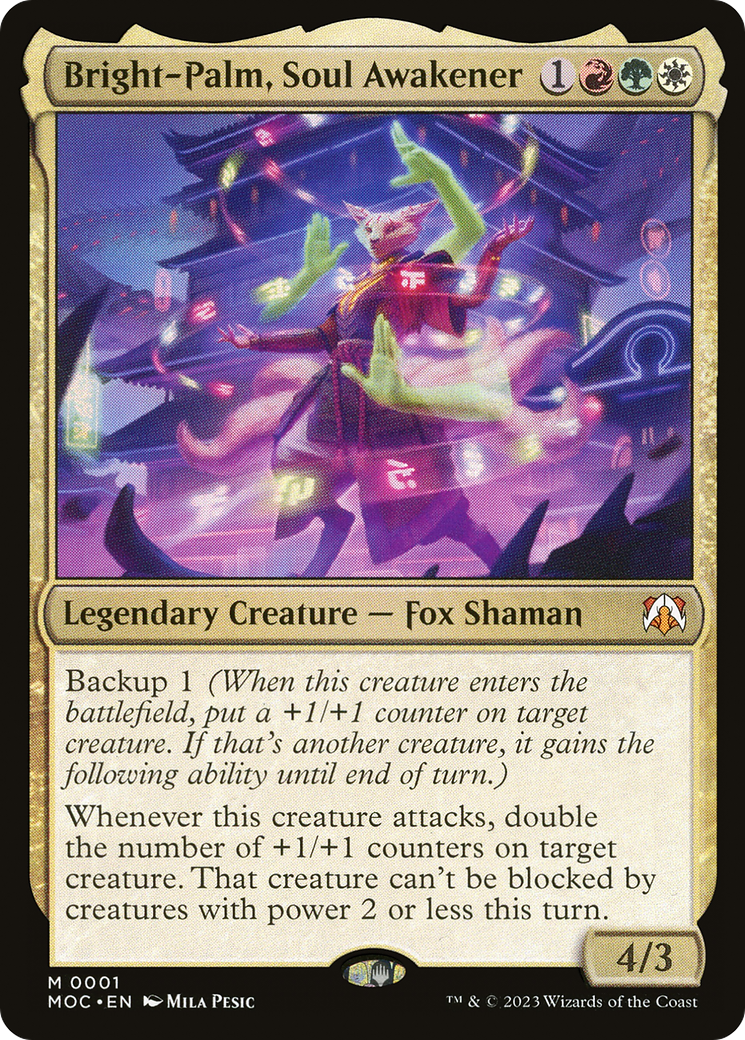 Image of Bright-Palm, Soul Awakener [March of the Machine Commander]