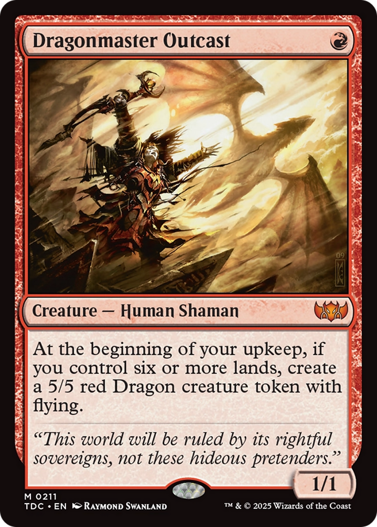 Image of Dragonmaster Outcast [Tarkir: Dragonstorm Commander]