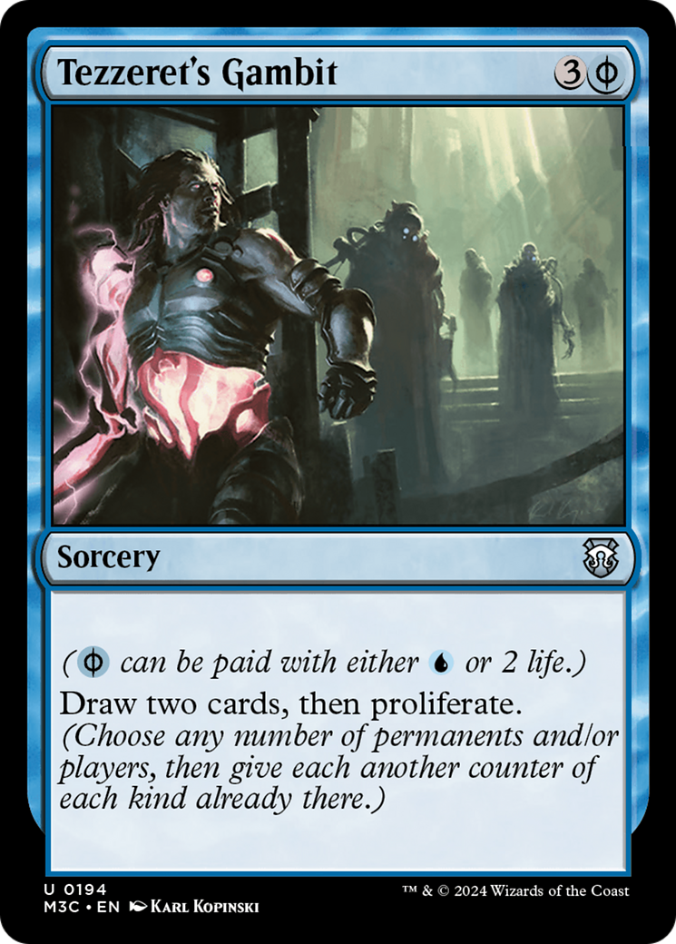 Image of Tezzeret's Gambit [Modern Horizons 3 Commander]