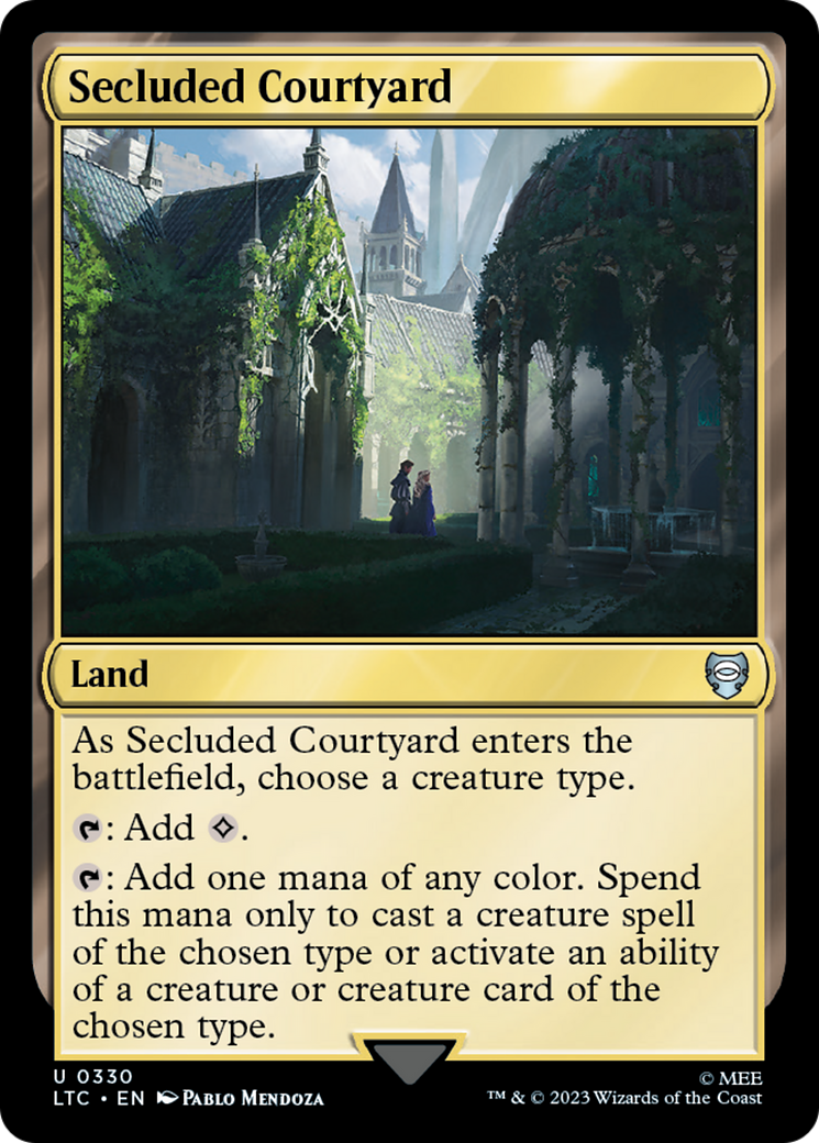 Image of Secluded Courtyard [The Lord of the Rings: Tales of Middle-Earth Commander]