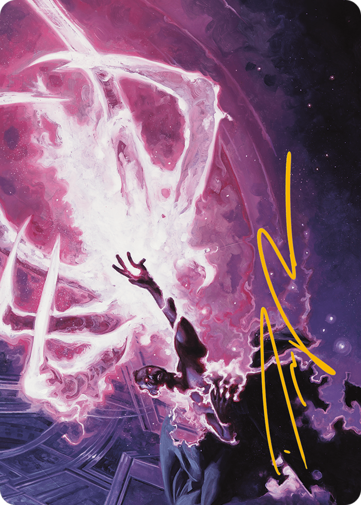 Image of Flare of Malice Art Card (Gold-Stamped Signature) [Modern Horizons 3 Art Series]