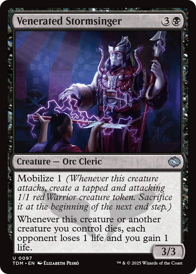 Image of Venerated Stormsinger [Tarkir: Dragonstorm]