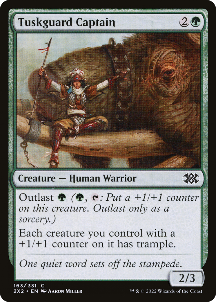 Image of Tuskguard Captain [Double Masters 2022]