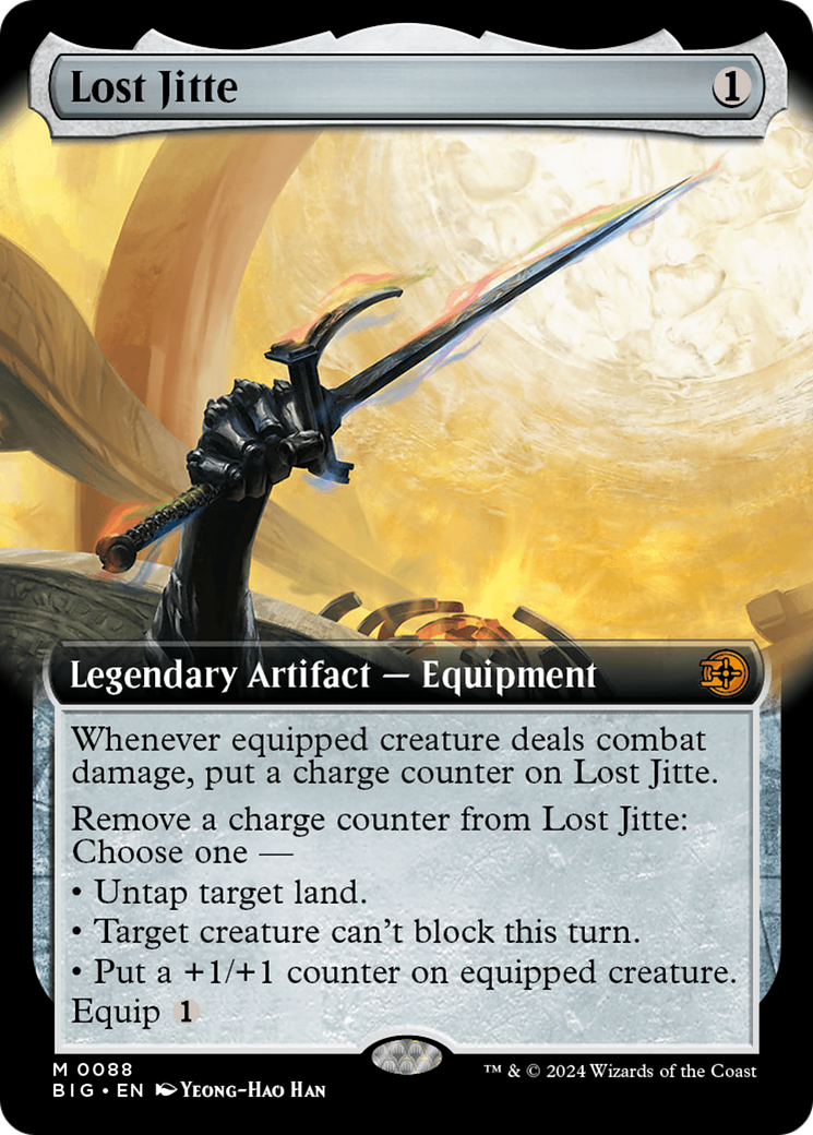 Image of Lost Jitte (Extended Art) [Outlaws of Thunder Junction: The Big Score]