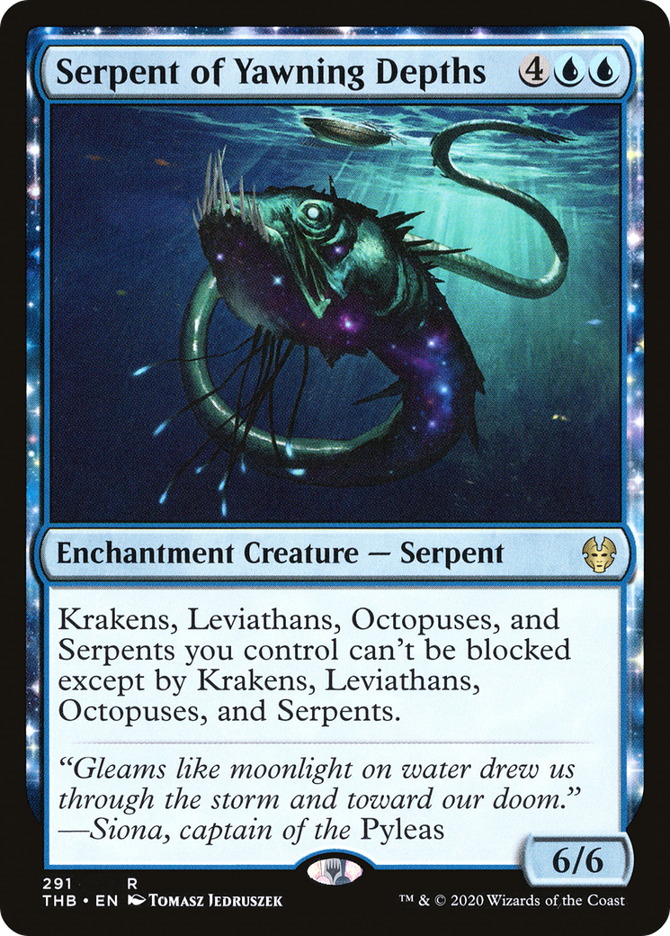 Image of Serpent of Yawning Depths [Theros Beyond Death]
