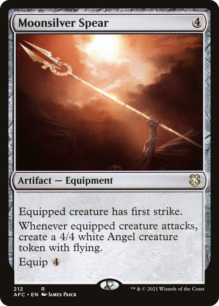 Image of Moonsilver Spear [Dungeons & Dragons: Adventures in the Forgotten Realms Commander]