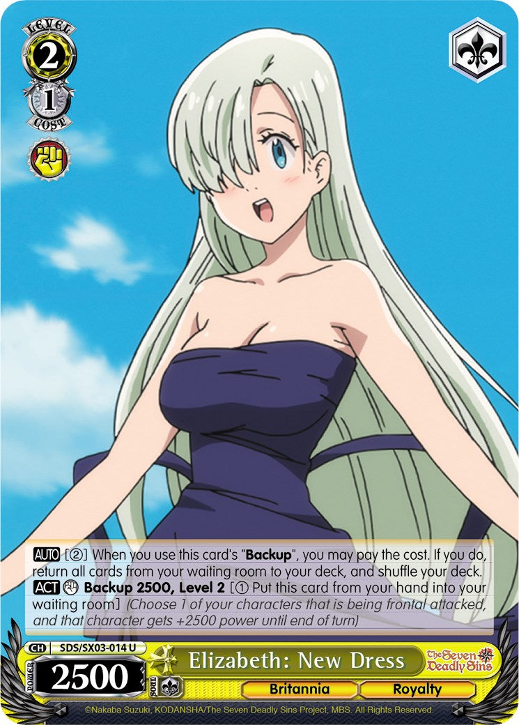 Image of Elizabeth: New Dress (SDS/SX03-014 U) [The Seven Deadly Sins]
