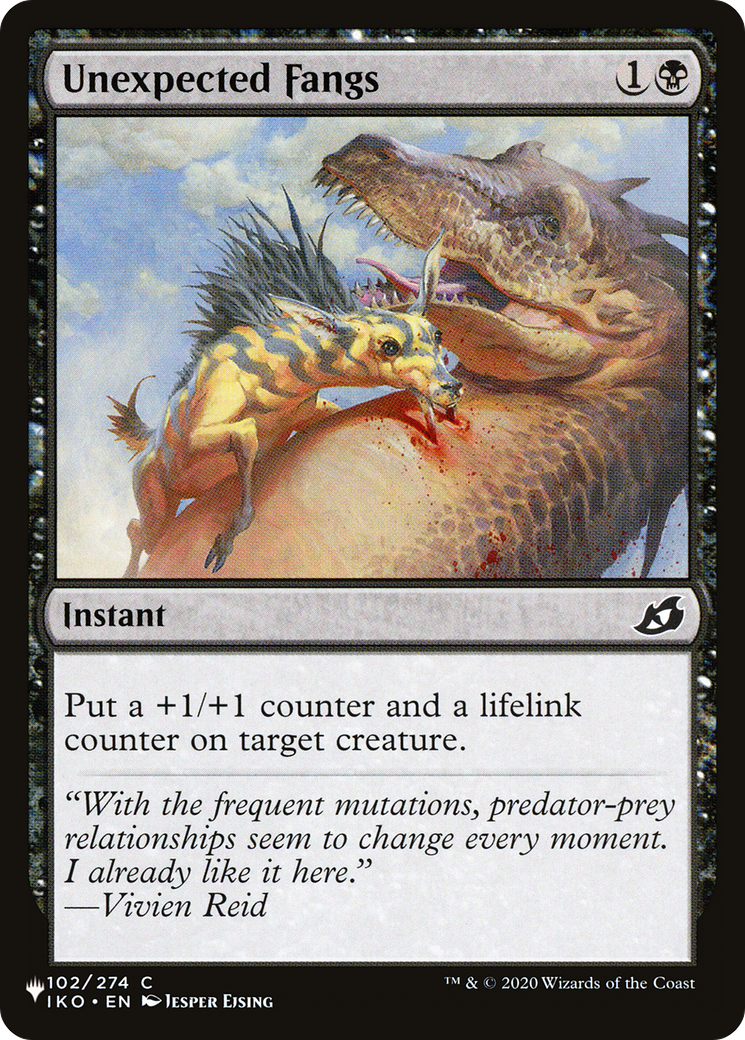 Image of Unexpected Fangs [The List]