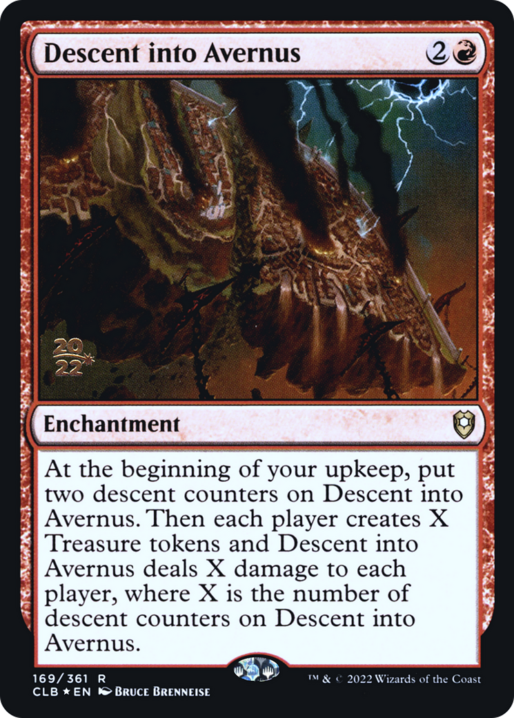 Image of Descent into Avernus [Commander Legends: Battle for Baldur's Gate Prerelease Promos]