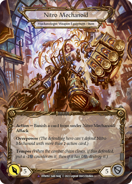 Image of Construct Nitro Mechanoid // Nitro Mechanoid (Marvel) [DYN092] (Dynasty)  Cold Foil