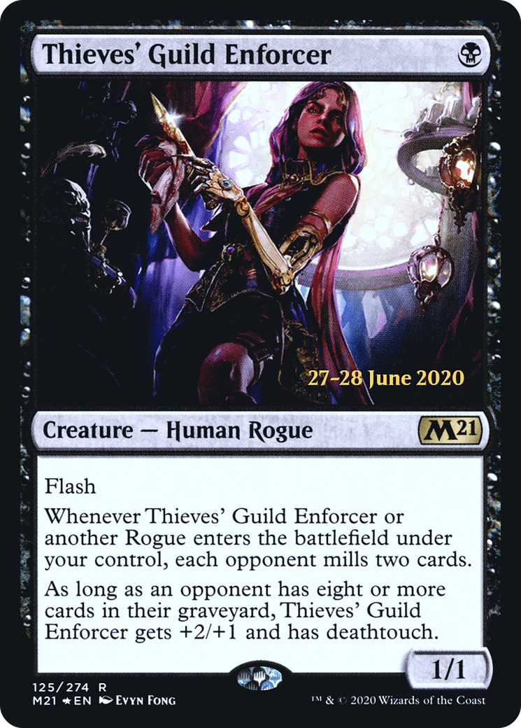 Image of Thieves' Guild Enforcer [Core Set 2021 Prerelease Promos]
