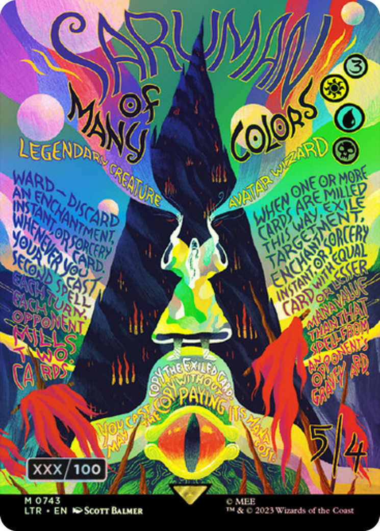 Image of Saruman of Many Colors (Borderless Poster) (Serialized) [The Lord of the Rings: Tales of Middle-Earth]