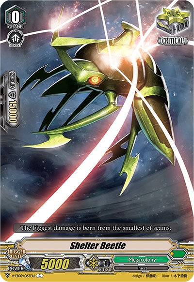 Image of Shelter Beetle (V-EB09/063EN) [The Raging Tactics]