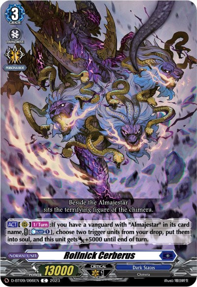 Image of Rollnick Cerberus (D-BT09/066EN) [Dragontree Invasion]