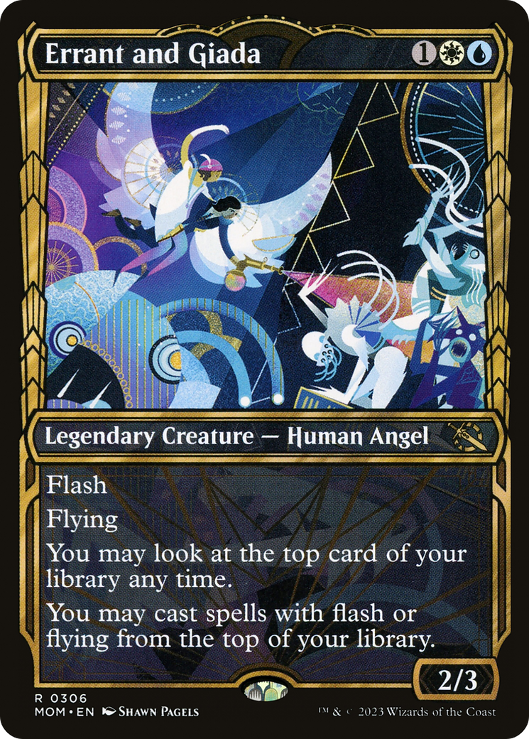 Image of Errant and Giada (Showcase Planar Booster Fun) [March of the Machine]