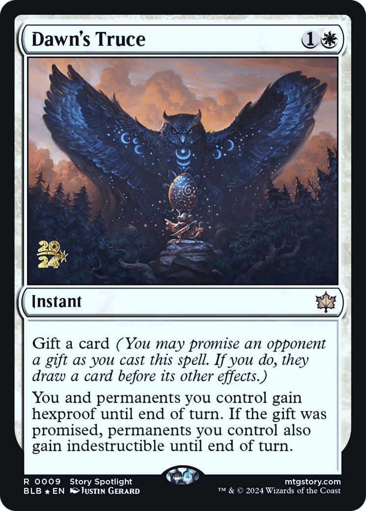 Image of Dawn's Truce [Bloomburrow Prerelease Promos]