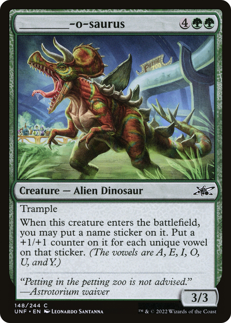 Image of _____-o-saurus [Unfinity]