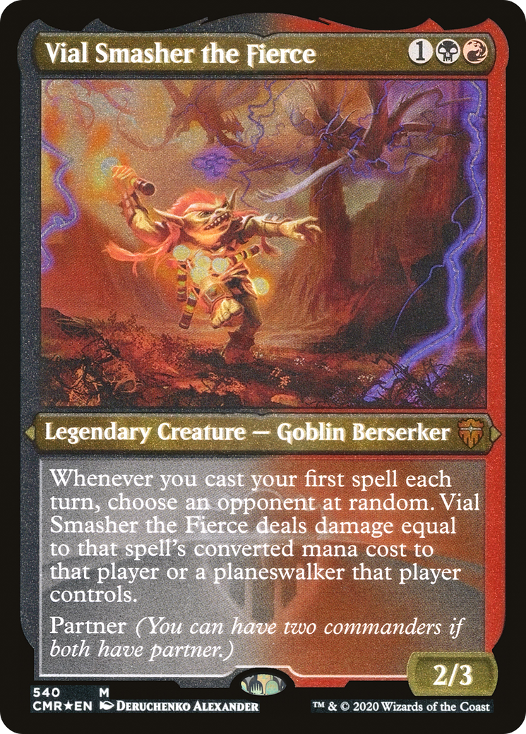 Image of Vial Smasher the Fierce (Etched) [Commander Legends]