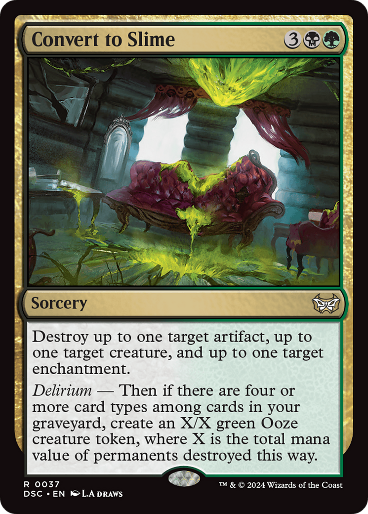 Image of Convert to Slime [Duskmourn: House of Horror Commander]
