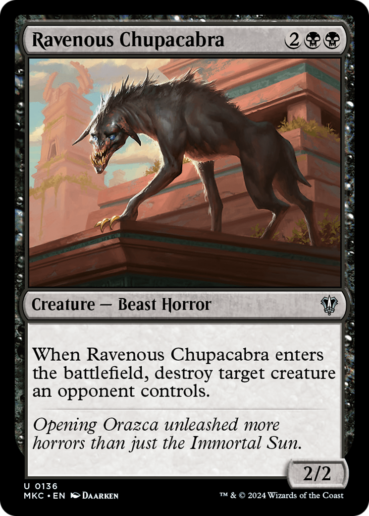 Image of Ravenous Chupacabra [Murders at Karlov Manor Commander]