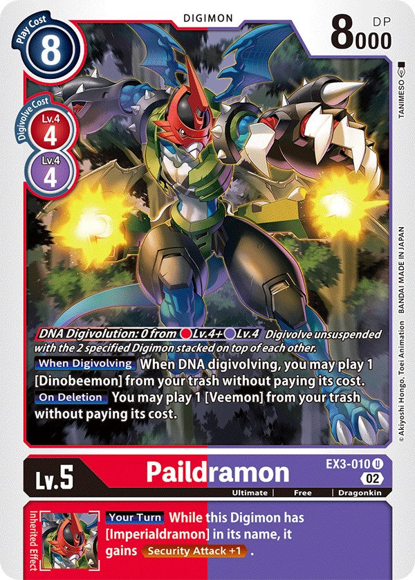 Image of Paildramon [EX3-010] [Draconic Roar]