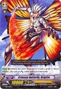 Image of Crimson Butterfly, Brigitte (Foil) (TD01/001EN) [Trial Deck 1: Blaster Blade]