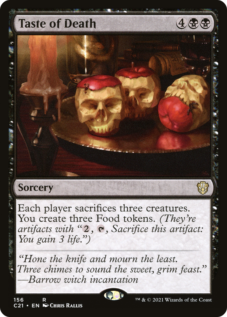 Image of Taste of Death [Commander 2021]