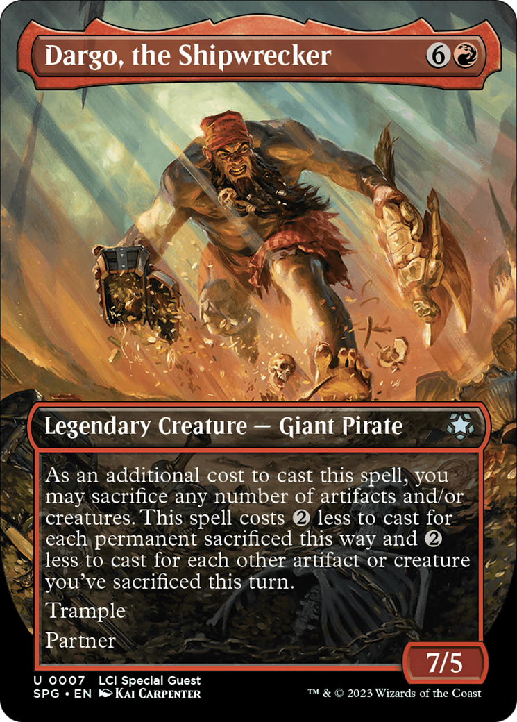Image of Dargo, the Shipwrecker (Borderless) [The Lost Caverns of Ixalan Special Guests]