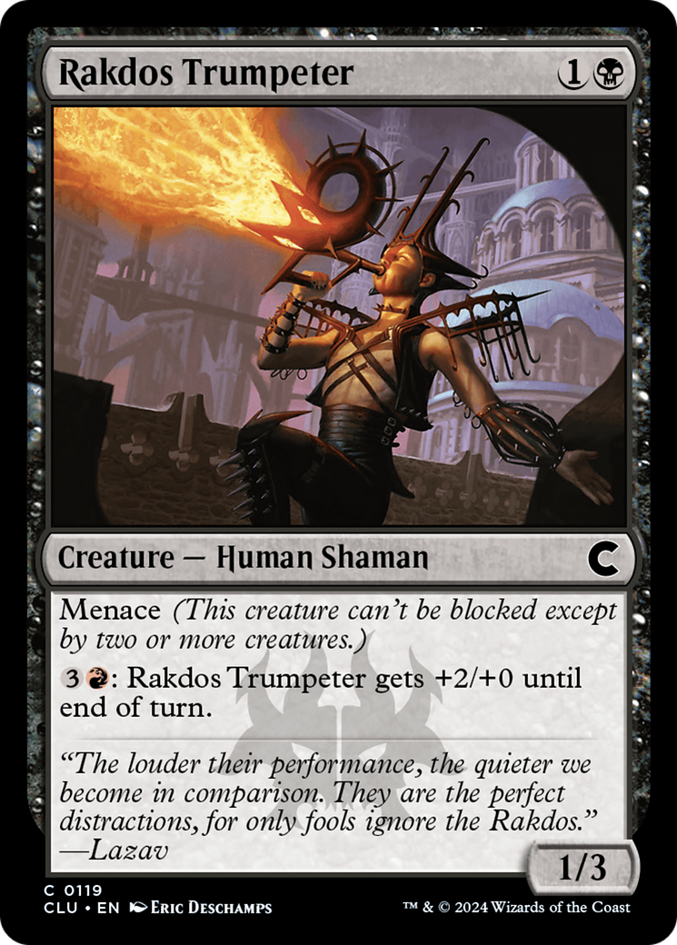 Image of Rakdos Trumpeter [Ravnica: Clue Edition]