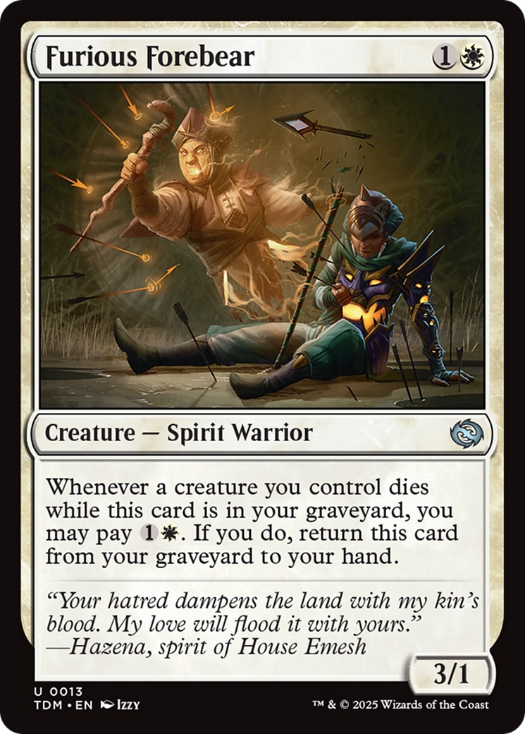 Image of Furious Forebear [Tarkir: Dragonstorm]