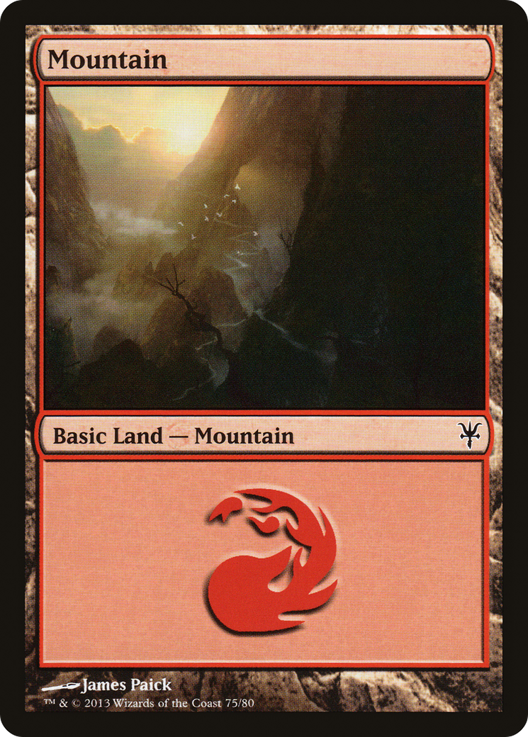 Image of Mountain (75) [Duel Decks: Sorin vs. Tibalt]