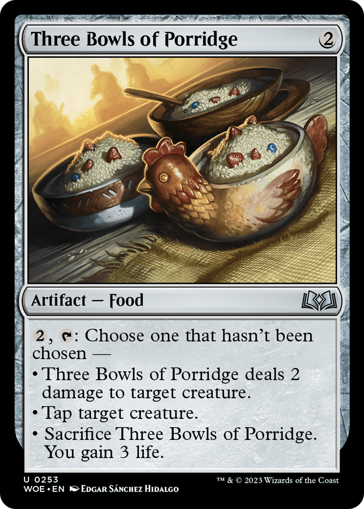 Image of Three Bowls of Porridge [Wilds of Eldraine]