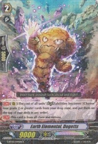 Image of Earth Elemental, Dogetts (G-BT05/044EN) [Moonlit Dragonfang]