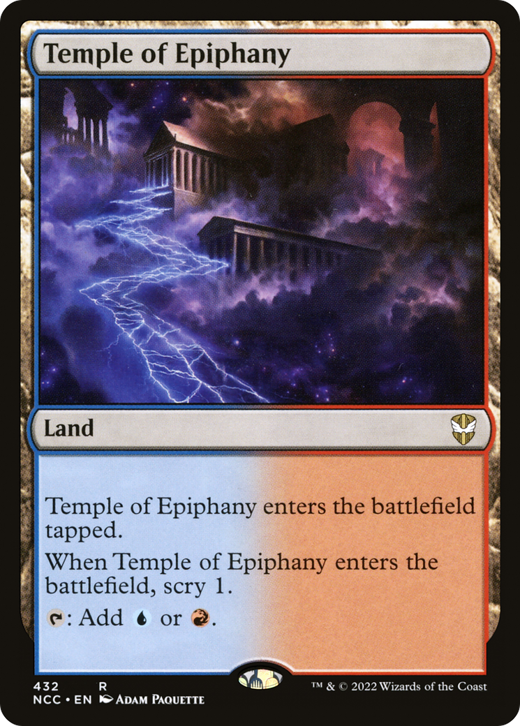 Image of Temple of Epiphany [Streets of New Capenna Commander]