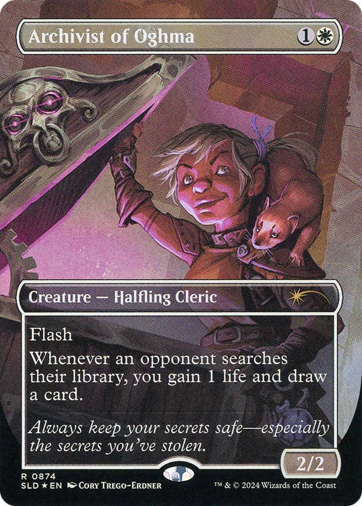 Image of Archivist of Oghma (Rainbow Foil) [Secret Lair Drop Series]