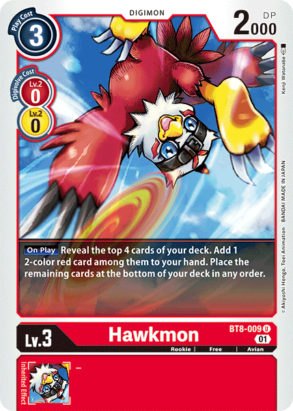 Image of Hawkmon [BT8-009] [New Awakening]