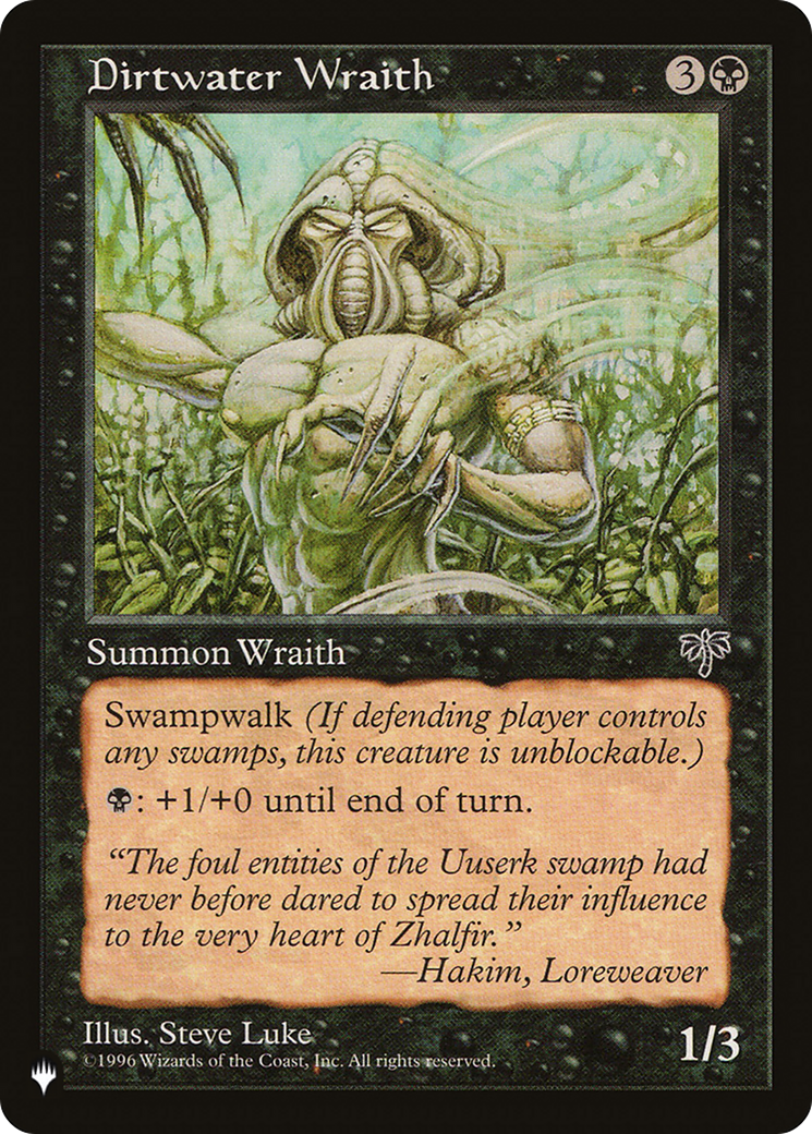 Image of Dirtwater Wraith [The List]