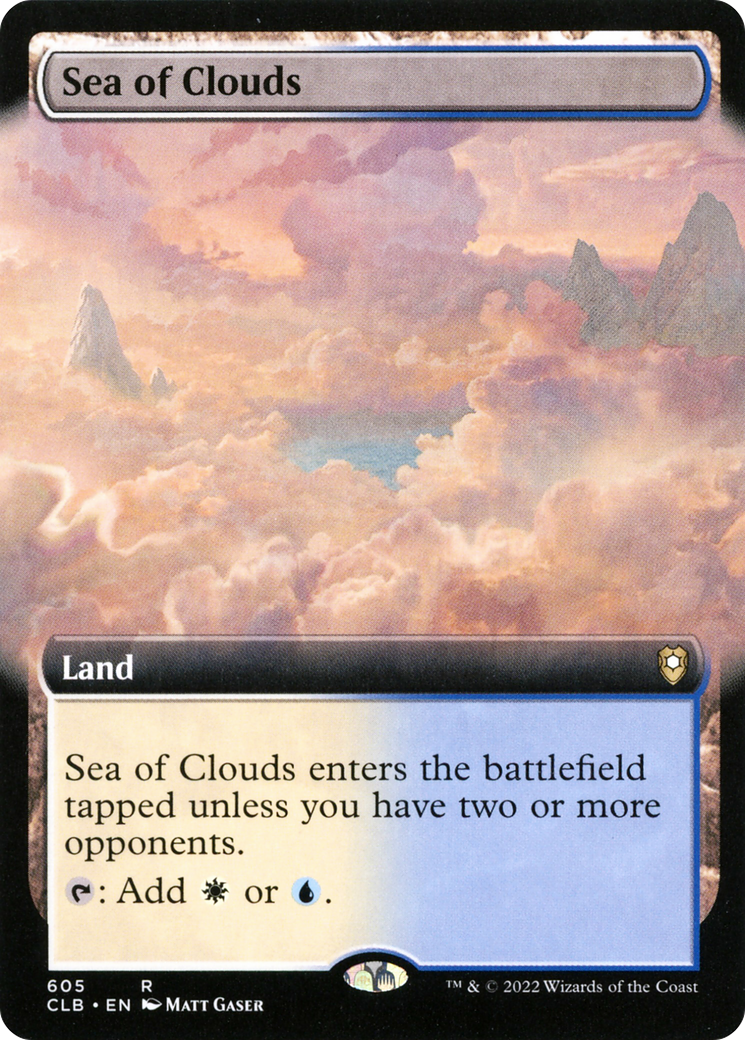 Image of Sea of Clouds (Extended Art) [Commander Legends: Battle for Baldur's Gate]