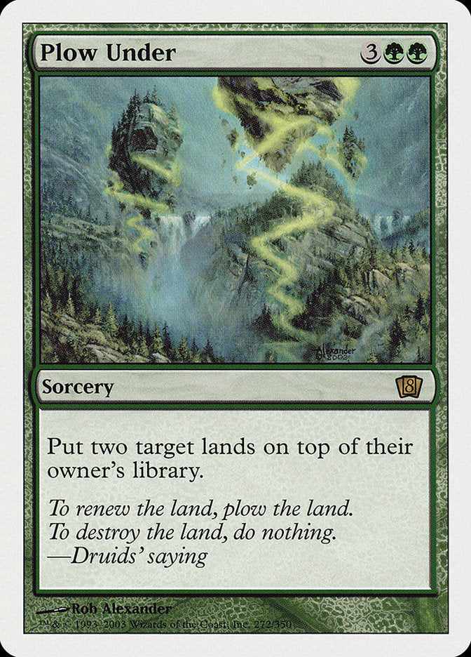 Image of Plow Under (8th Edition) [Oversize Cards]