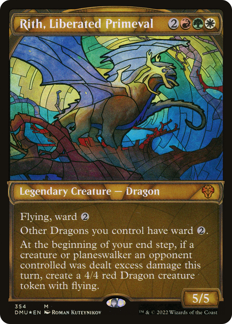 Image of Rith, Liberated Primeval (Showcase Textured) [Dominaria United]