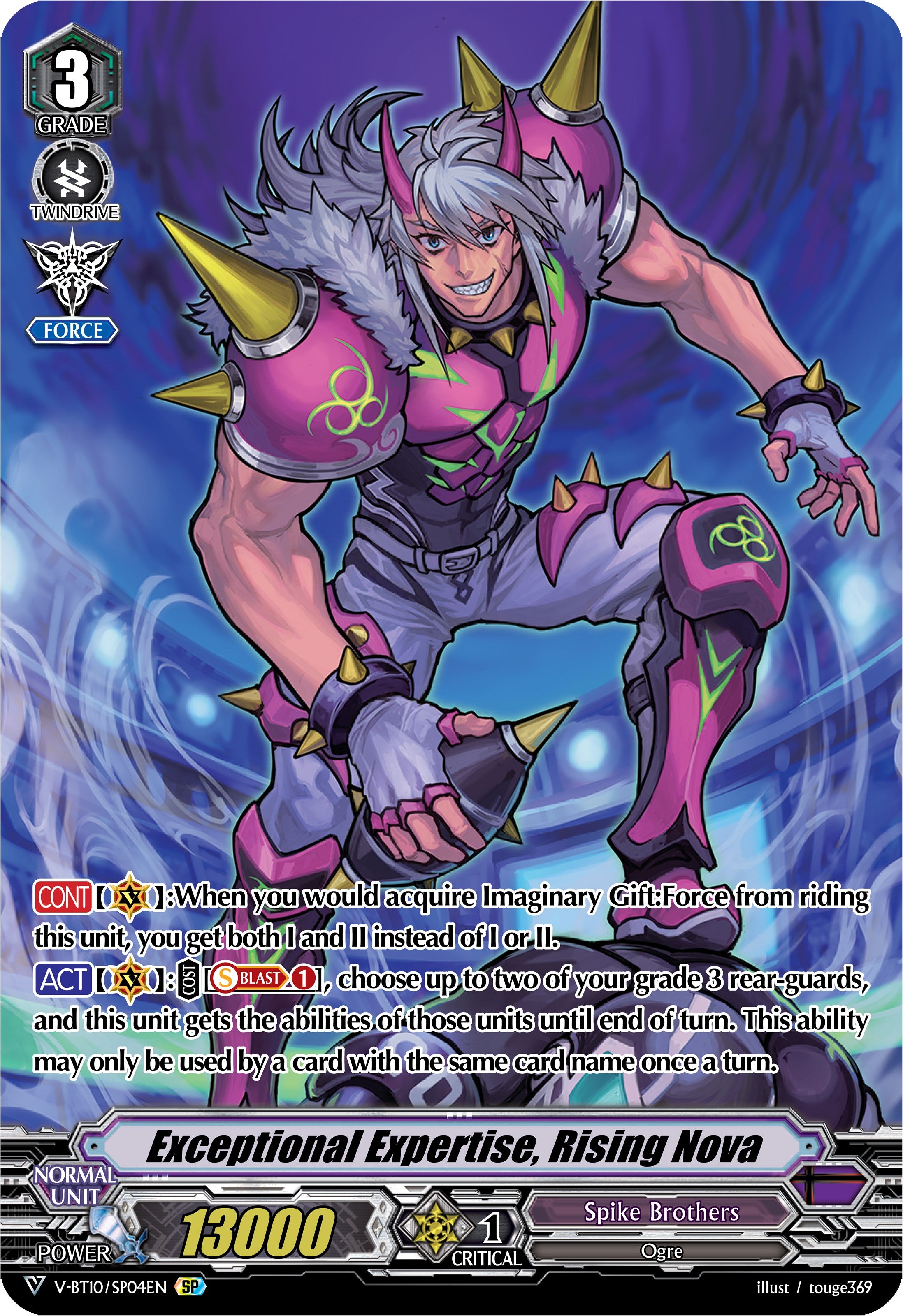 Image of Exceptional Expertise, Rising Nova (V-BT10/SP04EN) [Phantom Dragon Aeon]