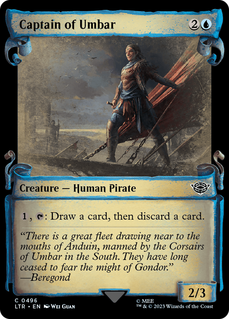 Image of Captain of Umbar [The Lord of the Rings: Tales of Middle-Earth Showcase Scrolls]