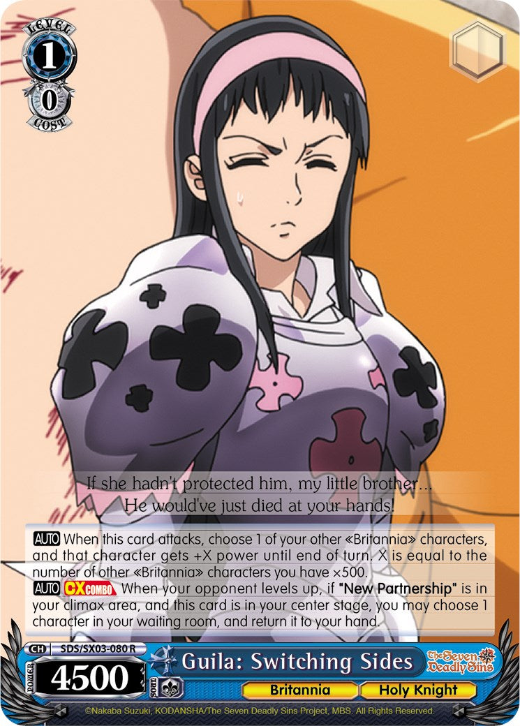 Image of Guila: Switching Sides (SDS/SX03-080 R) [The Seven Deadly Sins]