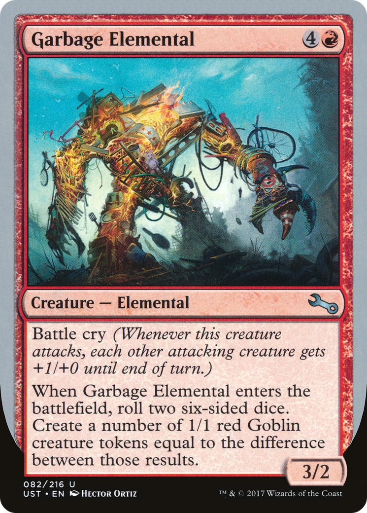 Image of Garbage Elemental (3/2 Creature) [Unstable]