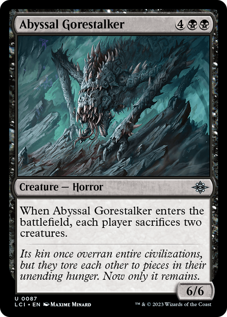 Image of Abyssal Gorestalker [The Lost Caverns of Ixalan]