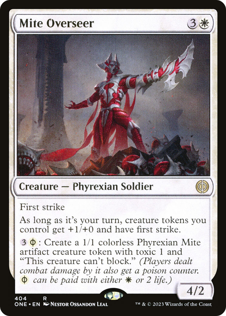 Image of Mite Overseer [Phyrexia: All Will Be One]