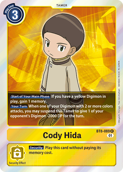 Image of Cody Hida [BT8-089] [New Awakening]