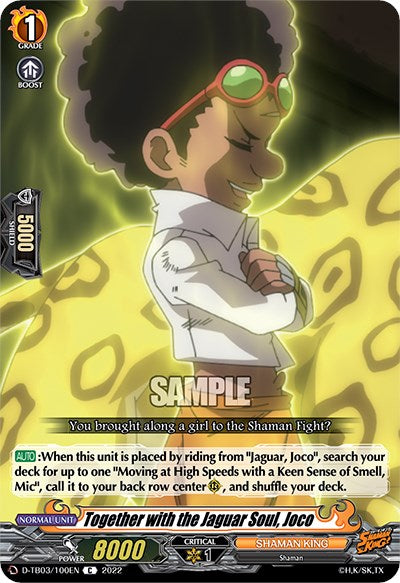 Image of Together with the Jaguar Soul, Joco (D-TB03/100EN) [Shaman King]
