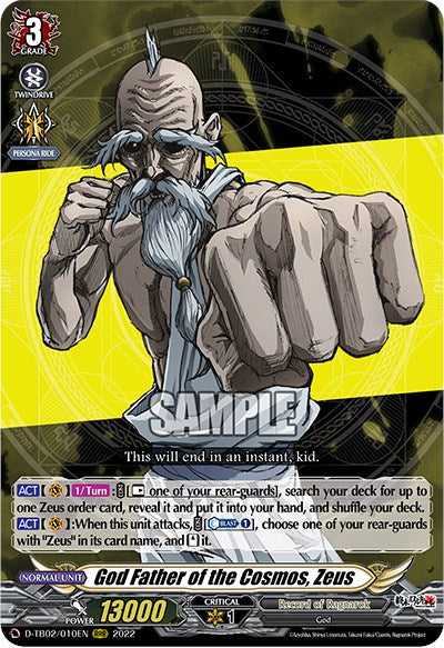 Image of God Father of the Cosmos, Zeus (D-TB02/010EN) [Record of Ragnarok]